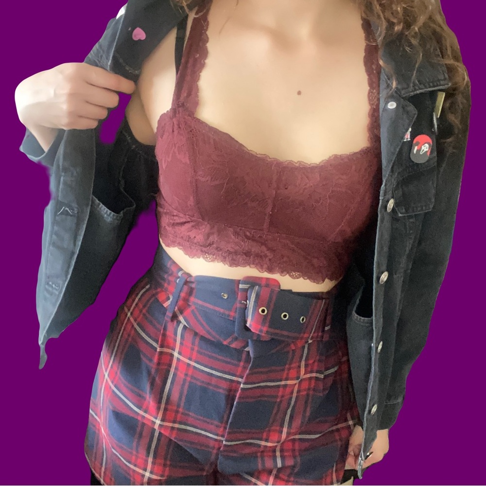 🍇 Berry/Plum Purple Lace Bralette 🍇